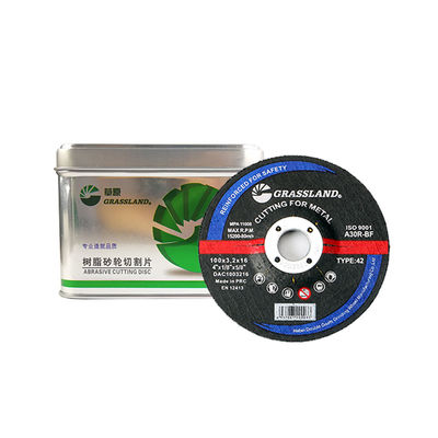 4" 100 मिमी X 3.2 मिमी X 16 मिमी स्टेनलेस स्टील कटिंग डिस्क एंगल ग्राइंडर का उपयोग करना एल्यूमीनियम ऑक्साइड अपघर्षक ग्रिट EN 12413