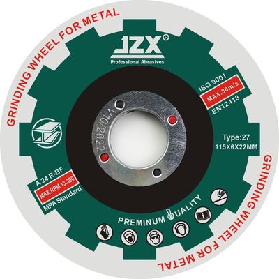 T27-4-1 / 2 "X1 / 4X7 / 8 कोरन्डम एब्रेसिव ग्राइंडिंग व्हील