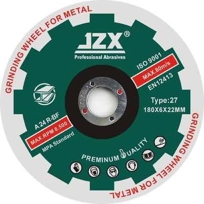 7 "X 1/4" X 7/8 "T27 डिप्रेस्ड सेंटर स्टील ग्राइंडिंग व्हील