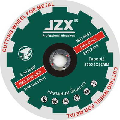 T42 230x3x22.23mm / 9x1 / 8x7 / 8 "मेटल कटिंग एब्स्रेसिव ब्लेड