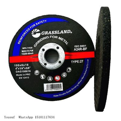 4 &quot;X 1/4&quot; X 5/8 &quot;ग्राइंडर En12413 एब्रेसिव कटिंग डिस्क